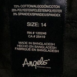 Angels High Rise Women's Jeans - Black